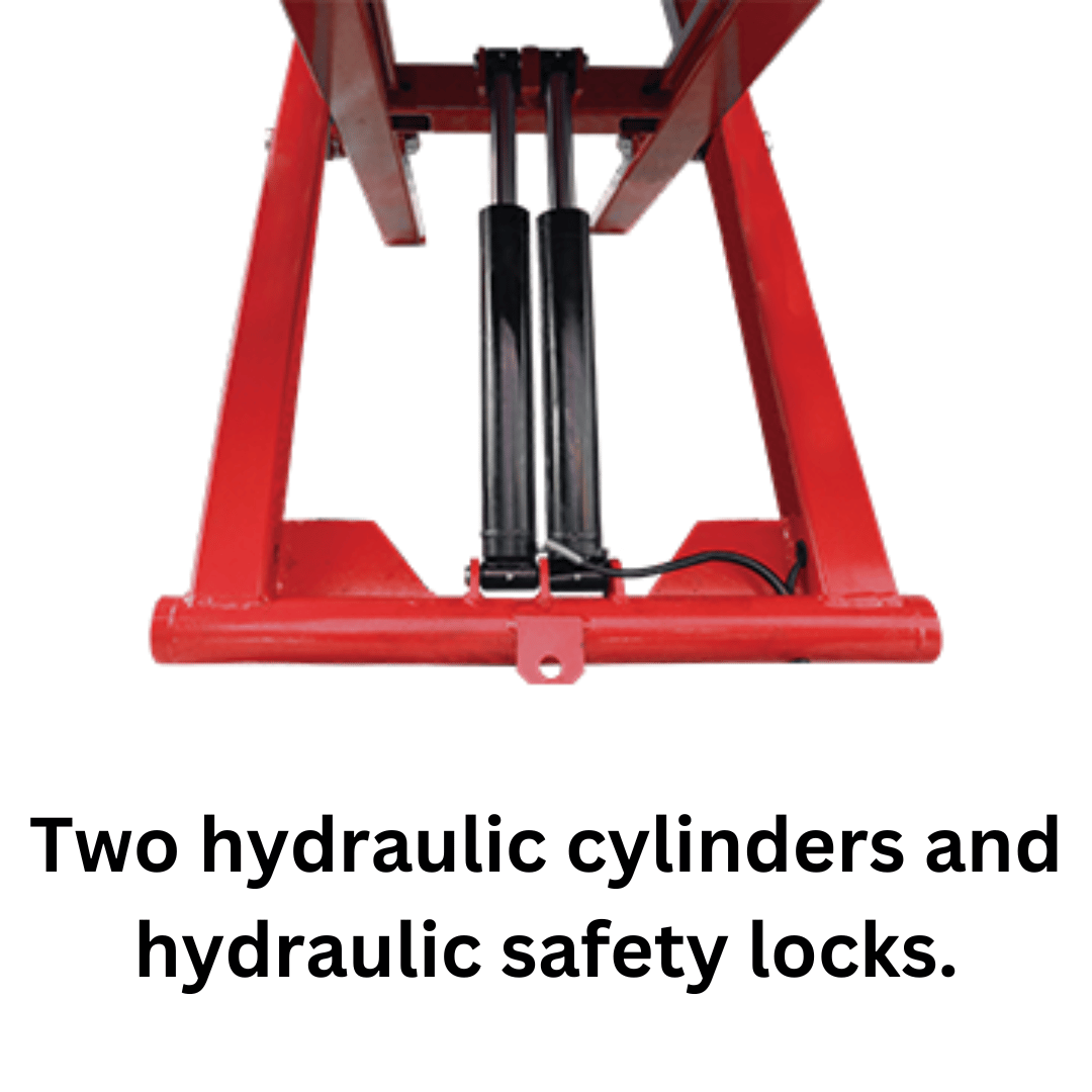 Amgo EM06 6,000 lb Portable Mid-Rise Scissor Lift