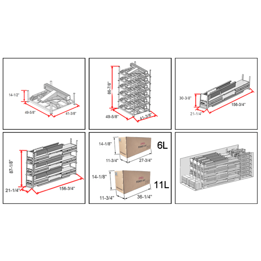 Amgo SPL-6 Single Post Parking Lift