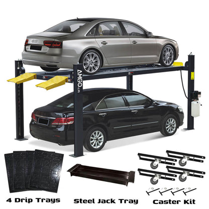 Amgo 407-P-DX (Combo) 7,000 lb 4 Post Parking Lift