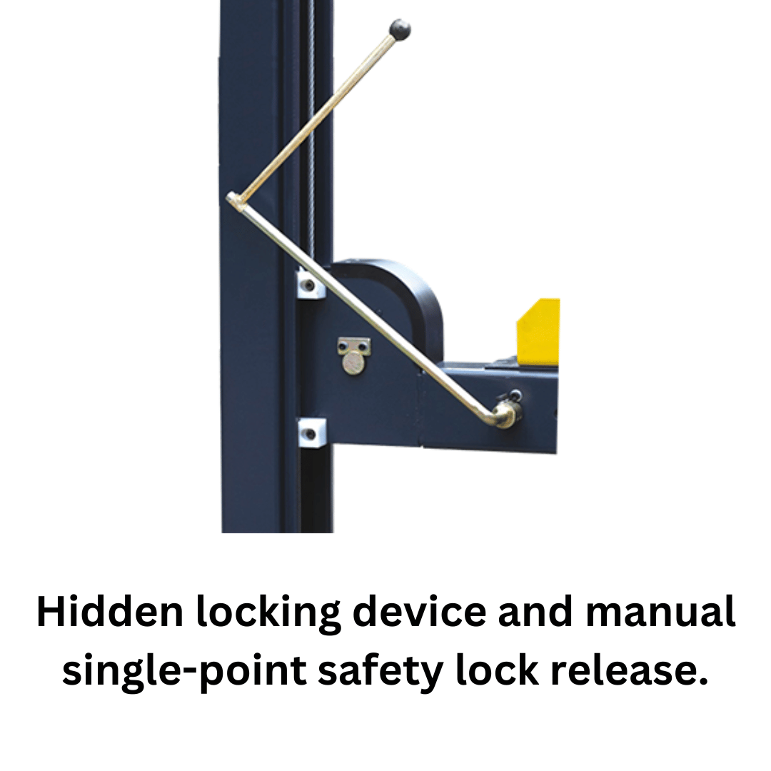 Amgo 407-P-DX (Combo) 7,000 lb 4 Post Parking Lift