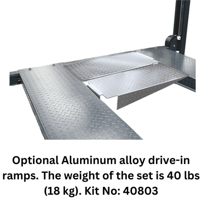 Amgo 407-P-DX (Combo) 7,000 lb 4 Post Parking Lift