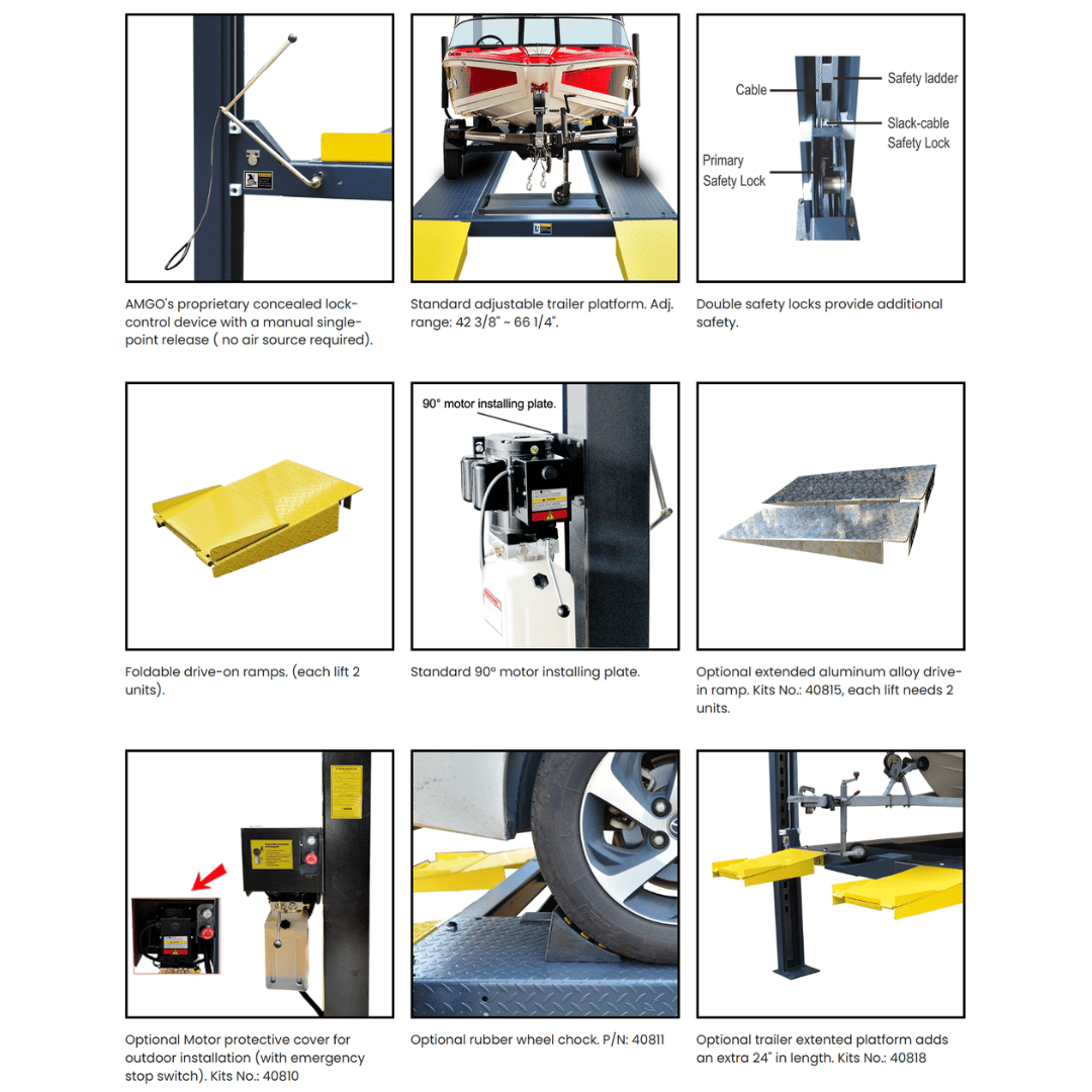 Amgo 408-HPX 8,000-lb. Capacity / Standard