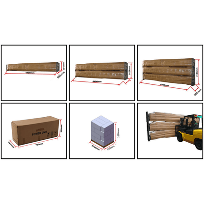 Amgo 408-P 8,000 lb 4 Post Parking Lift