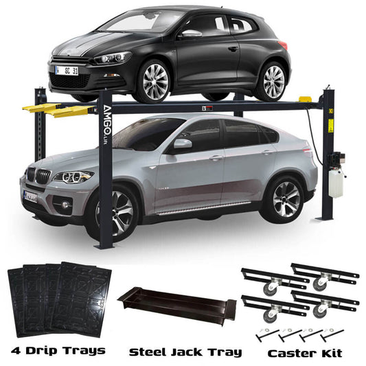 Amgo 408-P-DX (Combo) 8,000 lb 4 Post Parking Lift