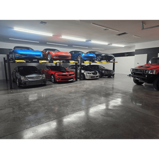 Amgo 409-DP 9,000 Lb Double Parking 4 Post Lift