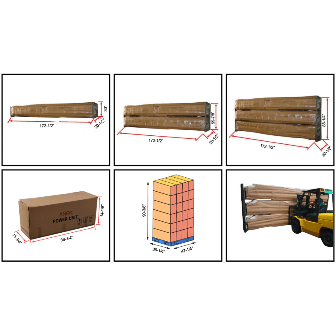 Amgo 409-DP 9,000 Lb Double Parking 4 Post Lift