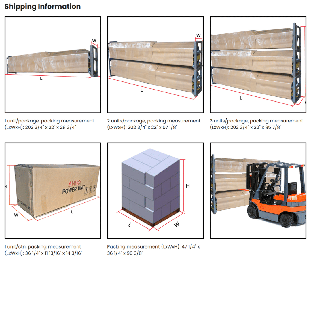 Amgo 409-HPX 9,000-lb. Capacity / Extended Height & Capacity