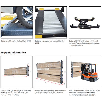 Amgo 409-HP 9,000 Lb 4 Post Parking Lift