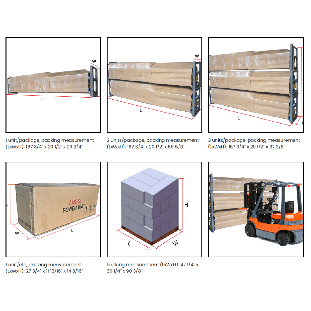 Amgo 408HLX 8,000-lb. Capacity / Extended Height