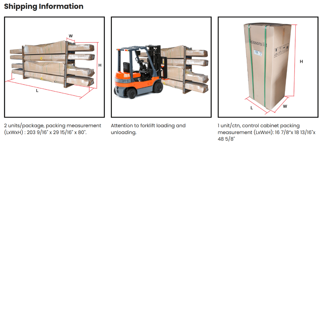Amgo AX-12 12,000 lb Full Rise Scissor Lift