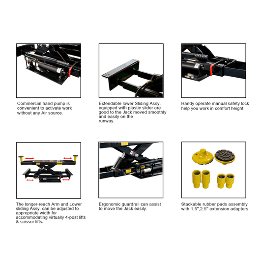 Amgo J5H 5,000 lb Sliding Jack