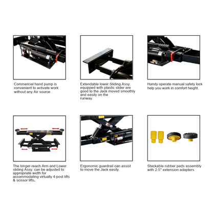 Amgo J5H 5,000 lb Sliding Jack