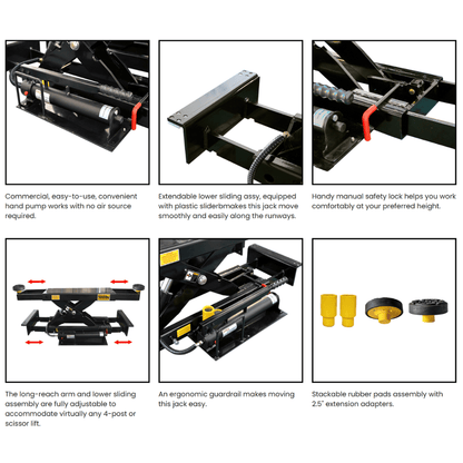 Amgo J5H 5,000 lb Sliding Jack