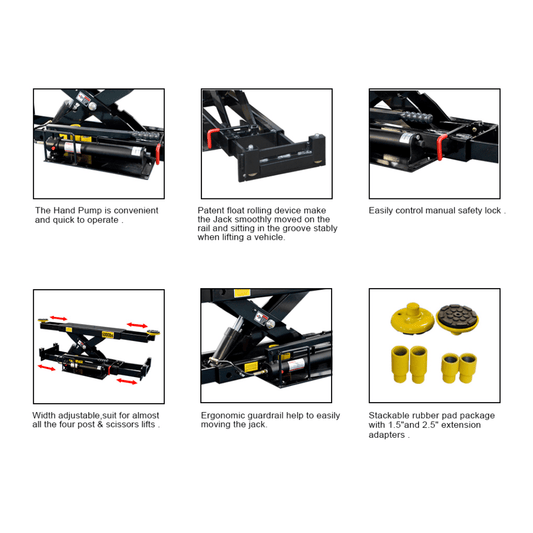 Amgo RJ-6H 6,000 lb Rolling Jack