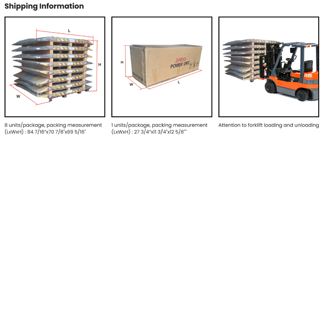 Amgo LR06 Low Rise Lift – 6,000 lb Capacity
