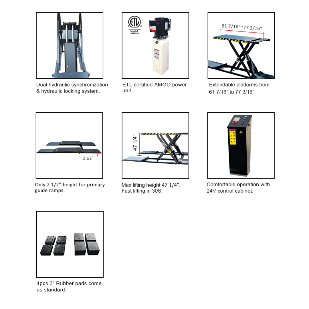 AMGO MRL09 Mid-rise Scissors Lift