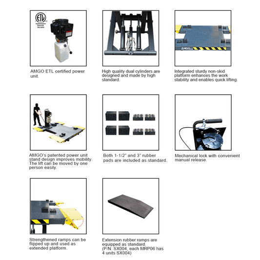 Amgo MRP06 Portable Mid Rise Lift