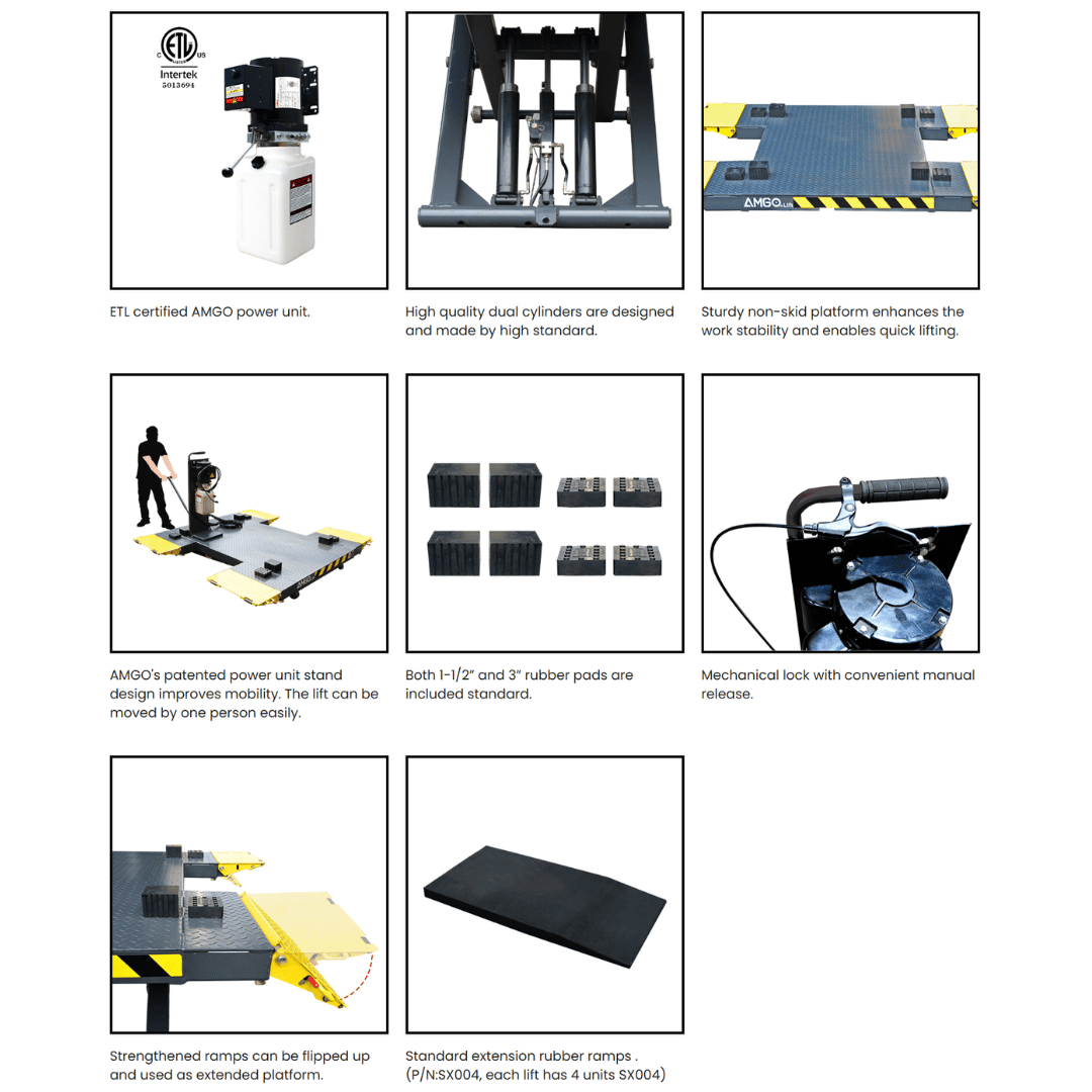 Amgo MRP06 Portable Mid Rise Lift