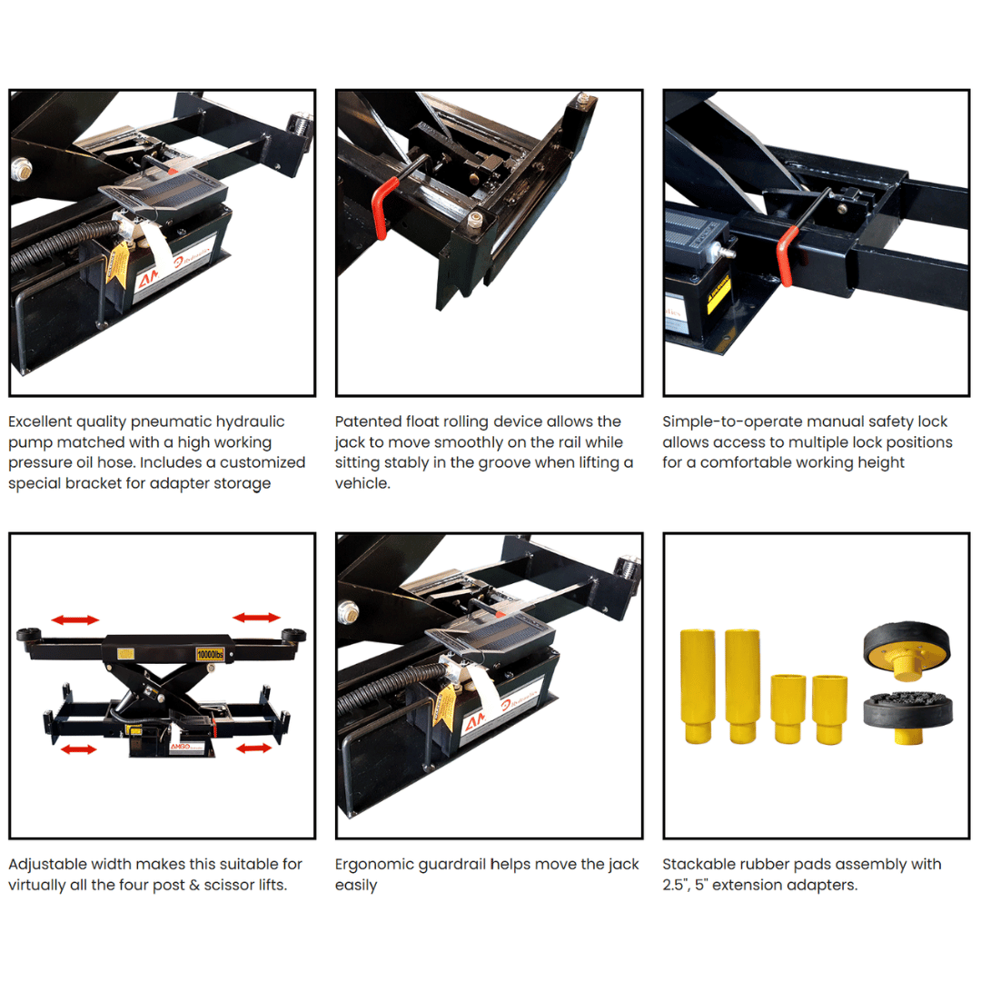 Amgo RJ-10A 10,000 lb Rolling Jack