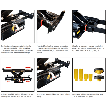 Amgo RJ-10A 10,000 lb Rolling Jack
