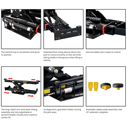 Amgo RJ-6H 6,000 lb Rolling Jack