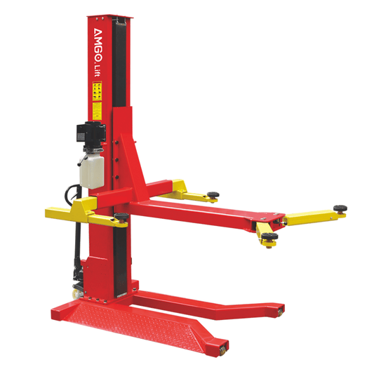 Amgo SML-7 7,000 lb Single Post Lift