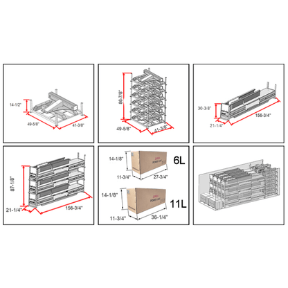 Amgo SPL-6 Single Post Parking Lift