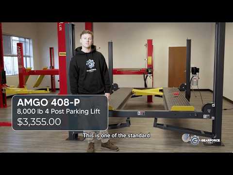 Amgo 407-P 7,000 lb 4 Post Parking Lift